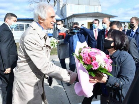 Sahibə Qafarova Rusiyaya səfər edib  