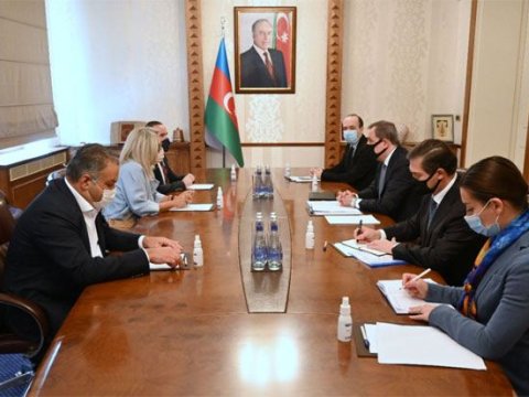 Ceyhun Bayramov Portuqaliya səfirini qəbul edib