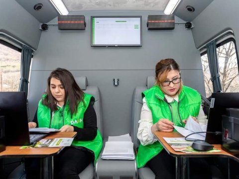 KTN-nin səyyar xidmət mikroavtobusları fermerlərə xidmətə başlayır - FOTO