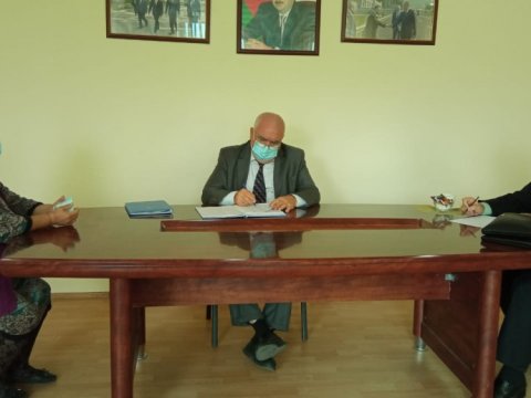Novruz Aslanov seçiciləri qəbul etdi - FOTOLAR