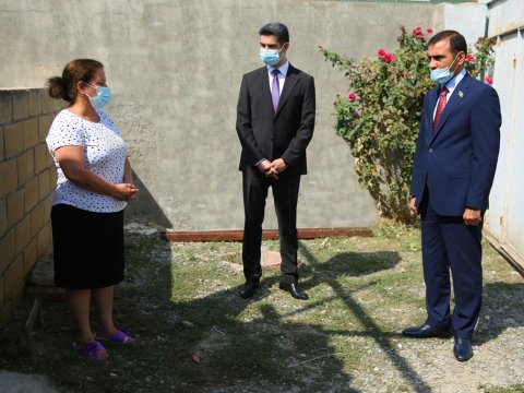Naftalanda imtiyazlı ailələrin problemləri həll olunur