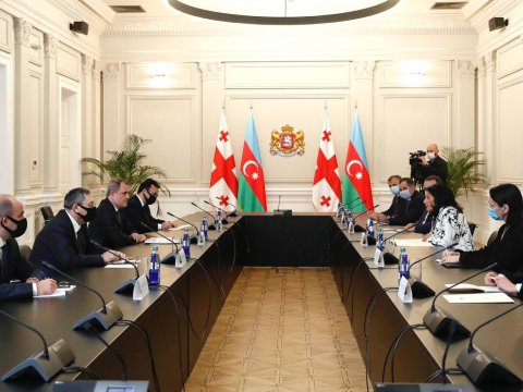 Ceyhun Bayramov Gürcüstan prezidenti ilə bölgədəki durumu müzakirə etdi
