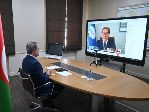 Ceyhun Bayramov XİN başçılarının iclasında iştirak etdi