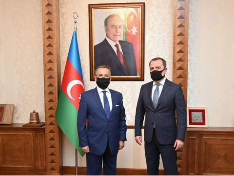 Xarici İşlər Naziri Yunanıstanın Azərbaycandakı yeni səfirini qəbul edib
