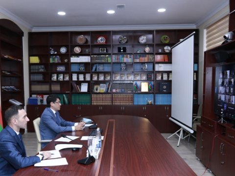 Almaniya azərbaycanlıları ilə videogörüş keçirilib