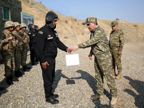 Baş prokurorla Hərbi prokuror cəbhə xəttinə getdilər - FOTOLAR