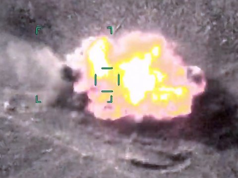 Düşmənin daha iki tankı məhv edildi - VİDEO