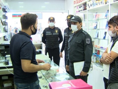 Bakıda növbəti polis reydi keçirilib 