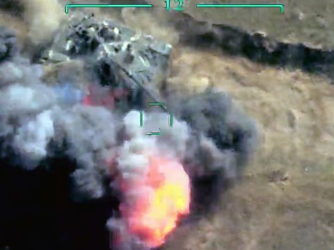 Tonaşendə düşmənin iki tankı məhv edilib - VİDEO