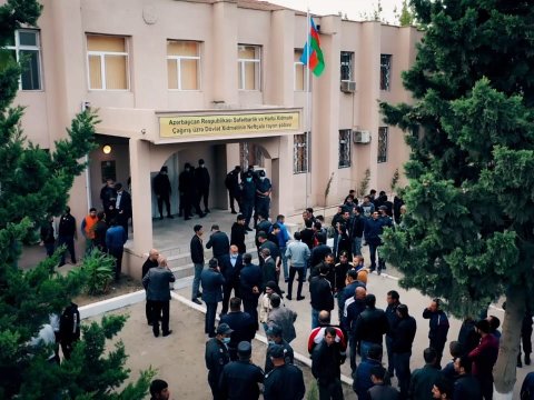 Neftçala igidlərini cəbhəyə belə yola saldı - FOTOLAR  