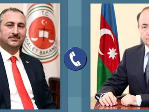 Türkiyənin Ədliyyə naziri Fikrət Məmmədova zəng edib