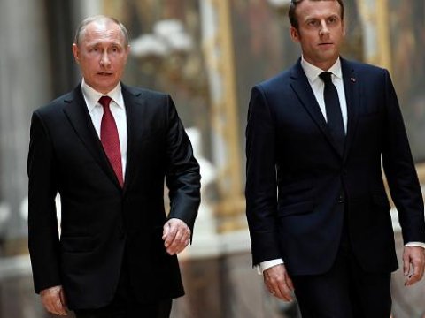 Makronla Putin Qarabağı MÜZAKİRƏ ETDİ