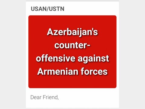 Amerika Azərbaycanlıları Şəbəkəsi məktub kampaniyasına başlayıb
