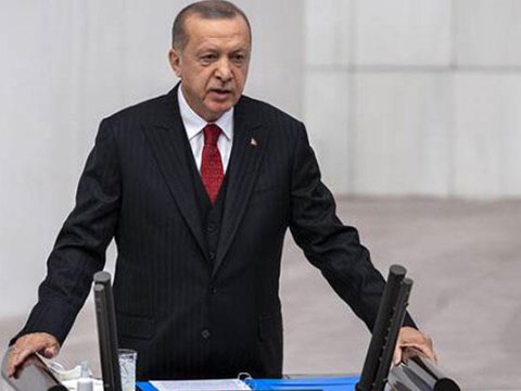 Ərdoğan TBMM-də Qarabağdakı döyüşlərdən danışır - Canlı