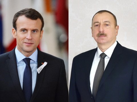 Fransa prezidenti İlham Əliyevə zəng etdi