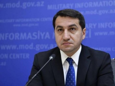 “Ermənilərin yaydıqlarının əksəriyyəti fotoşopdur” - Hikmət Hacıyev