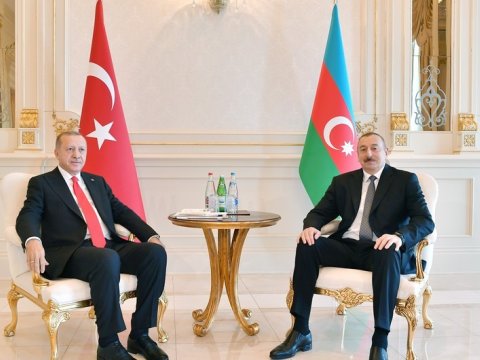 İlham Əliyev Ərdoğana təşəkkür etdi