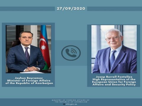 Ceyhun Bayramov Avropa İttifaqının nümayəndəsi ilə müzakirə apardı