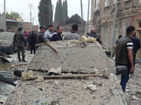 Gəncənin atəşə tutulması nəticəsində yaralananlardan biri ermənidir