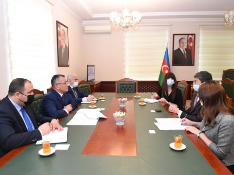 Rövşən Rzayev Yaponiyanın ölkəmizdəki səfirilə görüşüb