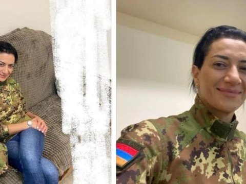 Anna Akopyan Xankəndindən fotosunu YAYDI
