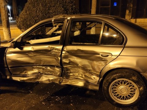 Sumqayıtda zəncirvari yol qəzası