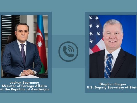 Ceyhun Bayramov ABŞ rəsmisini erməni təcavüzü barədə məlumatlandırıb  