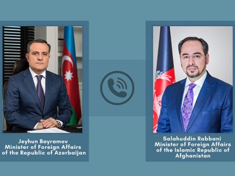 Azərbaycan və Əfqanıstan XİN rəhbərləri arasında telefon danışığı olub