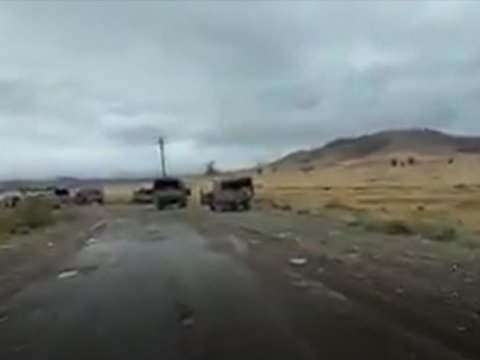 Ermənilər texnika və silahlarını qoyub qaçdılar - Video