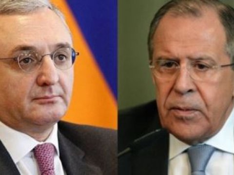 Ermənistanın xarici işlər naziri Mnatsakanyan Lavrovla görüşə gedir  