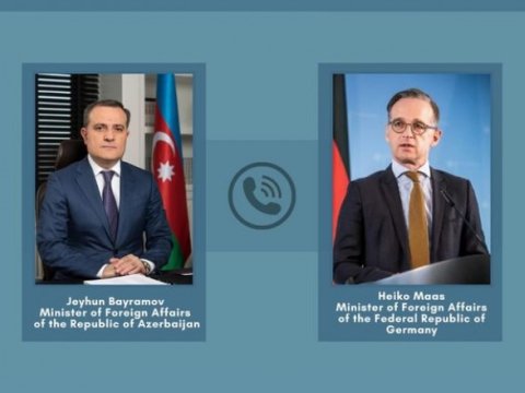 Ceyhun Bayramov almaniyalı həmkarı ilə telefonla DANIŞDI