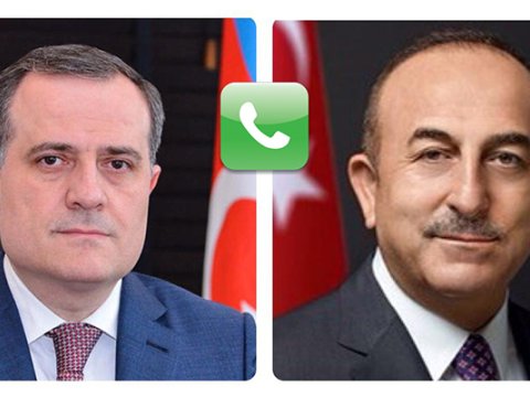 Azərbaycan və Türkiyə XİN rəhbərlərinin telefon danışığı olub