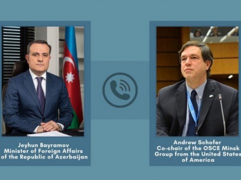 Ceyhun Bayramov amerikalı həmsədri erməni terroru barədə məlumatlandırdı