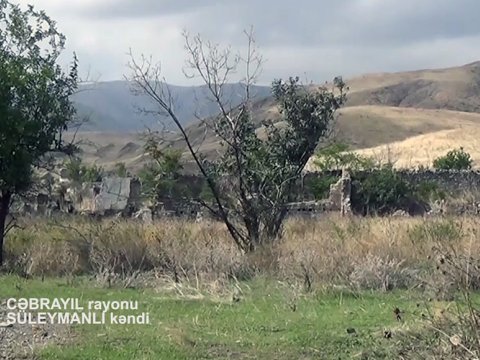 Cəbrayılın işğaldan azad olunmuş Süleymanlı kəndindən VİDEO