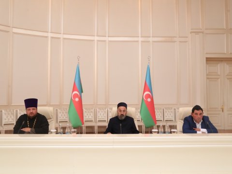 Gəncənin müsəlman, xristian və yəhudi din xadimləri birgə bəyanat yaydılar