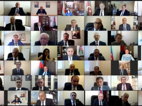 Prezident Administrasiyası ilə Milli Məclisin deputatları arasında görüş - FOTO