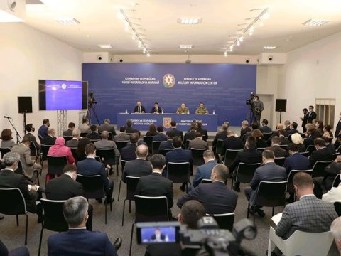 Yaşayış məntəqələrimizi hədəfə alan düşmən raketləri məhv edilib