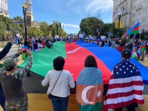 ABŞ-dakı Azərbaycan diaspor təşkilatlarından etiraz - FOTO