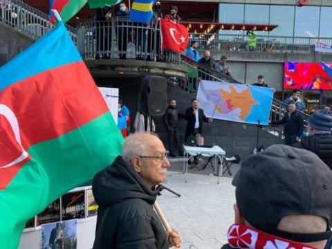 İsveç Krallığında erməni terroru əleyhinə aksiya keçirilib - FOTO