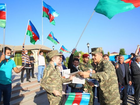 Mülki əhali arasında təbliğat-təşviqat işləri davam edir - Müdafiə Nazirliyi