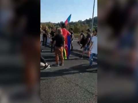 Ermənilər bu dəfə İsraildə təxribat törətdlər - VİDEO