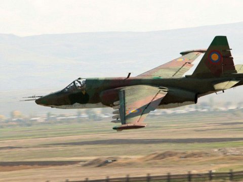 Müdafiə Nazirliyi: Ermənistanın növbəti Su-25 təyyarəsi vuruldu