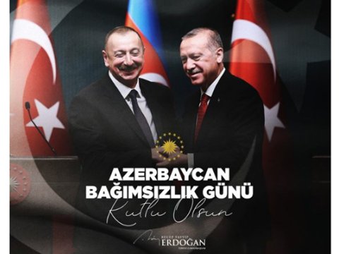 Ərdoğan Azərbaycan xalqını belə təbrik etdi