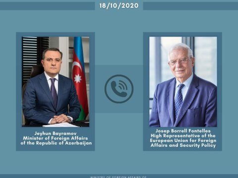 Ceyhun Bayramov Aİ rəsmisinə Ermənistanın hərbi cinayətlərindən danışdı