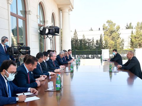 Mustafa Şentop İlham Əliyevə təşəkkür etdi: “Yunanıstan səfirinə dedikləriniz Türkiyədə yüksək dəyərləndirildi”