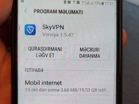 Casusluq məqsədi üçün istifadəyə verilən VPN tətbiqi barədə XƏBƏRDARLIQ