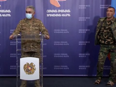 Ermənistan ordusunun rəsmisi özünü gülünc duruma saldı – FOTO