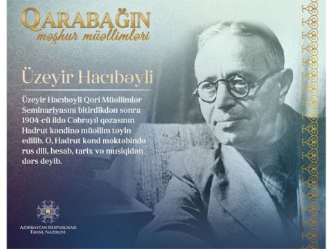 “Qarabağın məşhur müəllimləri” layihəsinə başlanılır