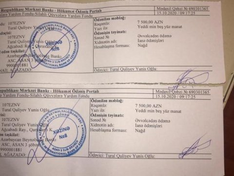 Ukraynada yaşayan azərbaycanlı ailəsindən Ordumuza DƏSTƏK