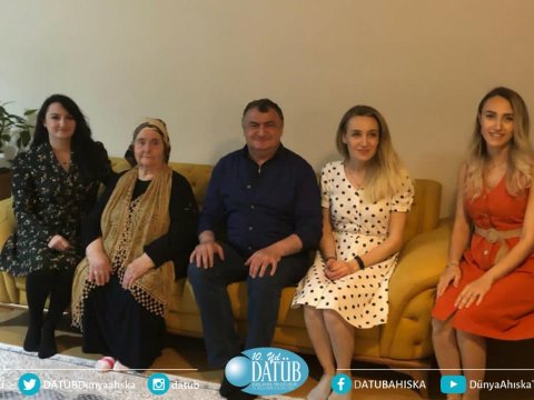İstanbulda Milli Qəhrəmanın ailəsi ziyarət edildi - FOTO